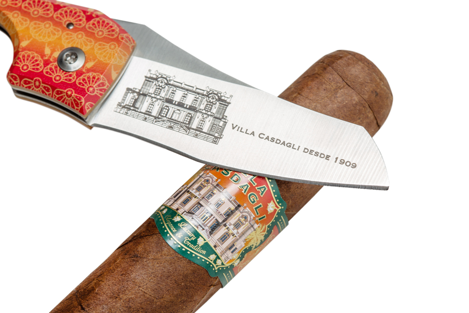 LE PETIT Peacock cigar knife - Casdagli Cigars