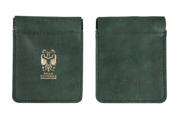 Villa Casdagli Collection leather pouch wallet_green_2