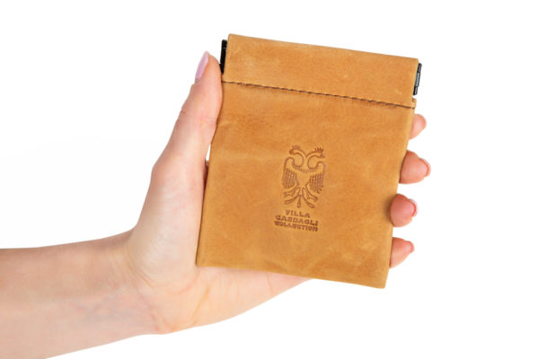 Villa Casdagli Collection leather pouch wallet_natural