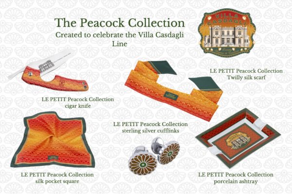 Villa Casdagli Twilly women's silk scarf - Casdagli Cigars