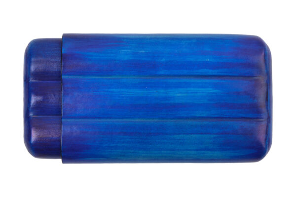 Blue leather cigar holder (large) - Image 3